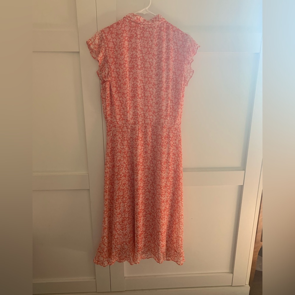 Floral Orange Dress - Picture 3 of 6